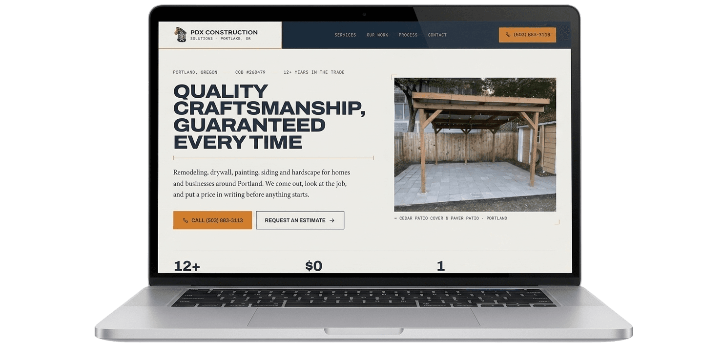 Custom website design by STC Marketing