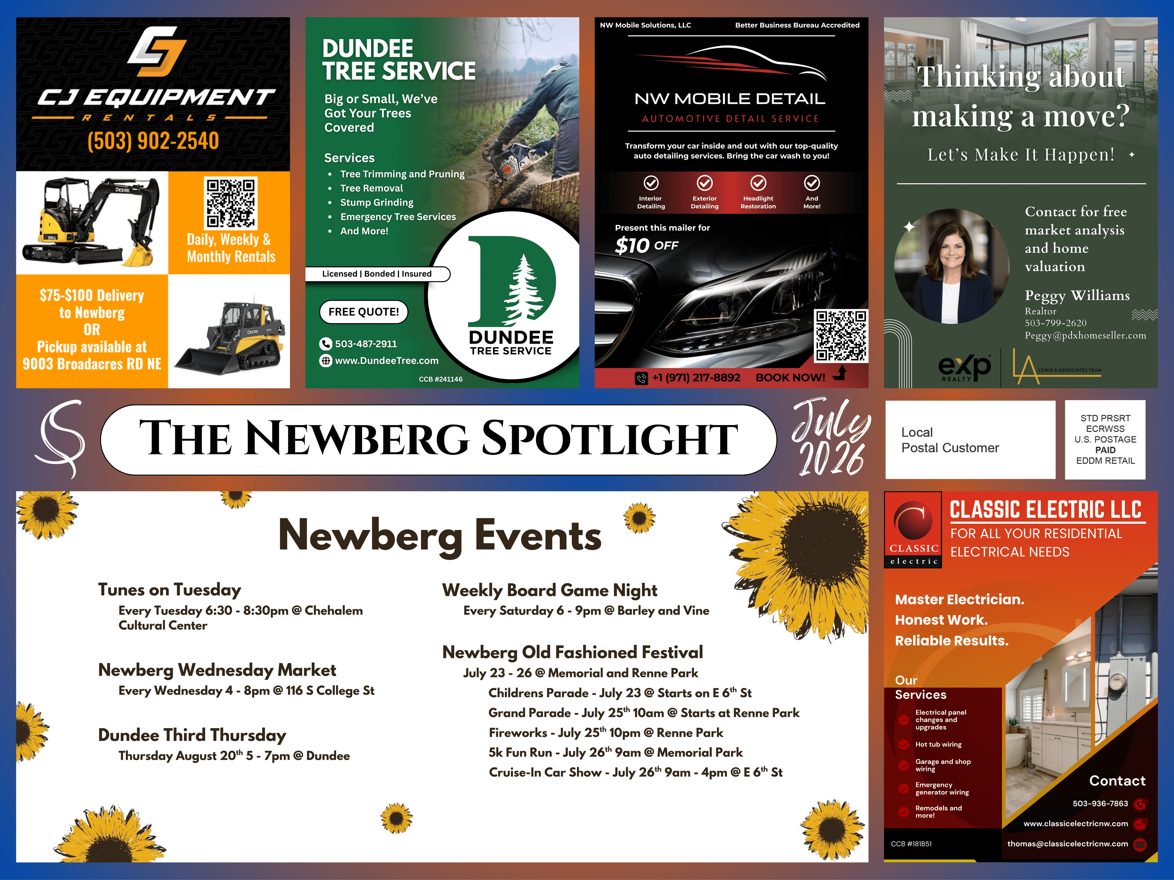 The Newberg Spotlight - July Front